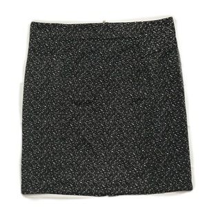 Michael Kors Black White Stretch Pencil Skirt XL